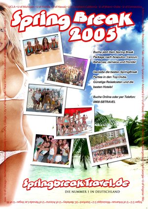 Spring Break Flyer 2005 Unser Spring Break Flyer 2005